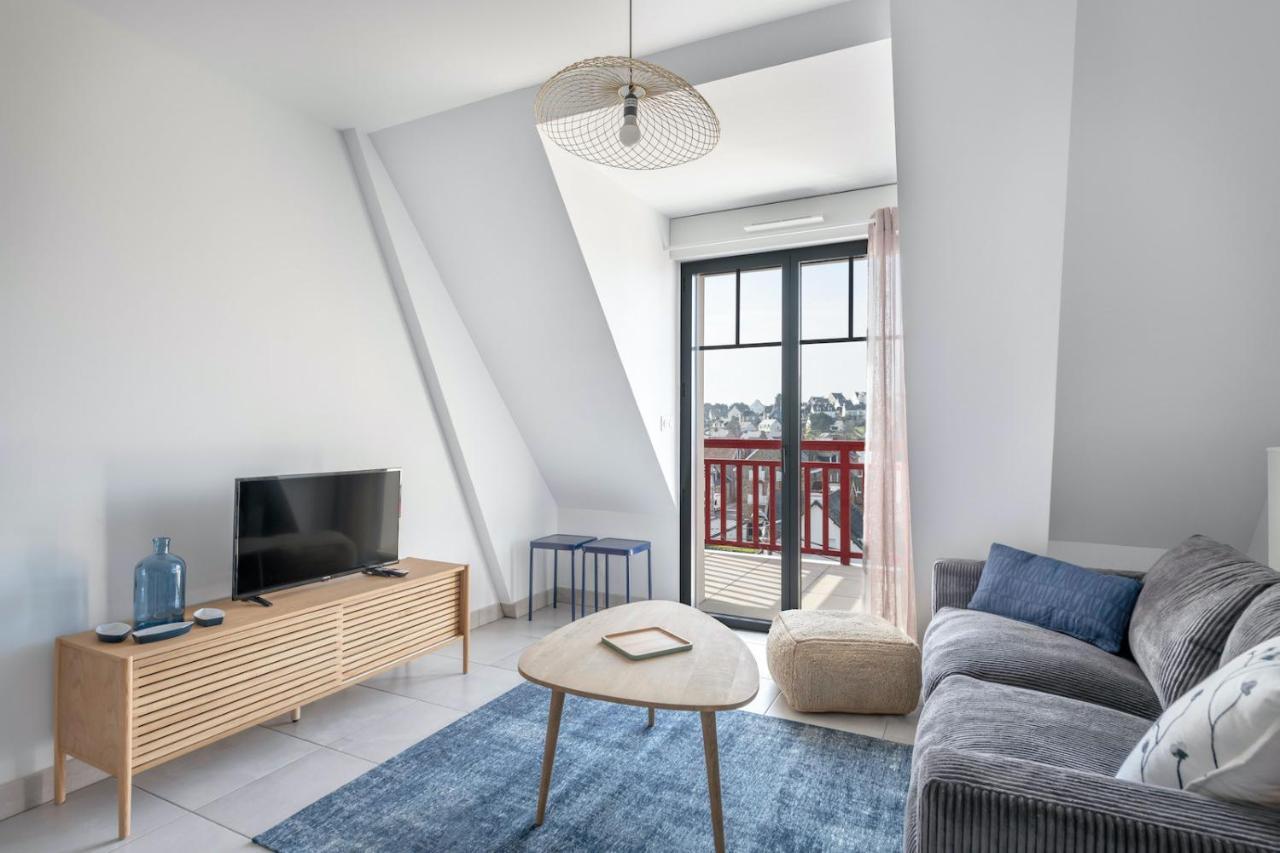 Sejour Pour 6 Face A La Grande Plage De Pleneuf Exteriör bild