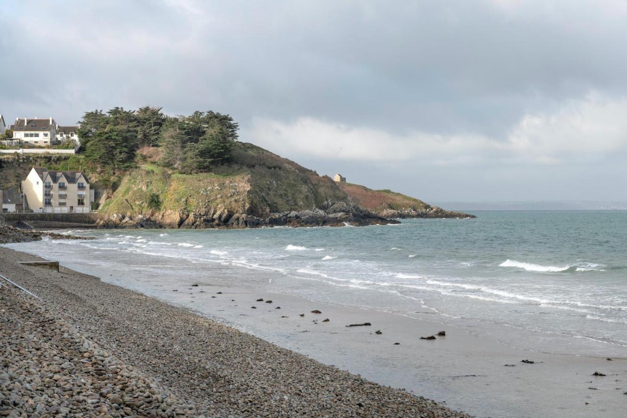 Sejour Pour 6 Face A La Grande Plage De Pleneuf Exteriör bild